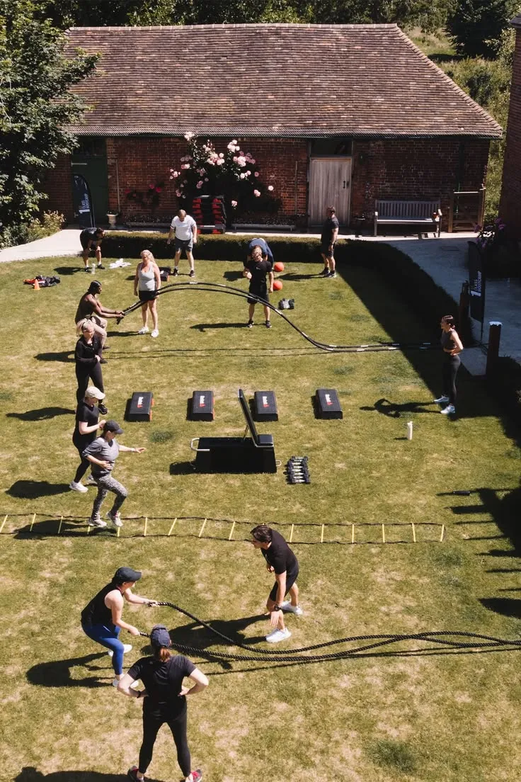 Athlete mid-movement showing ground contact dynamics
