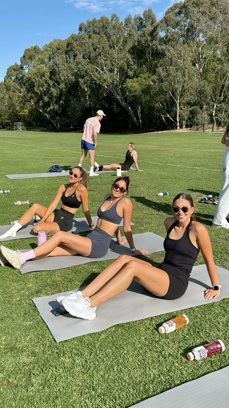 Intermediate bodyweight skill practice on outdoor equipment